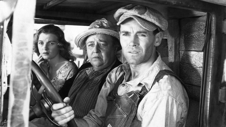 Joad Family looks on aghast
